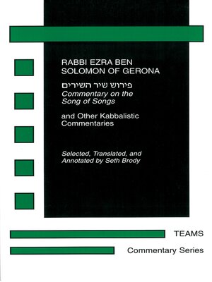 cover image of Commentary on the Song of Songs